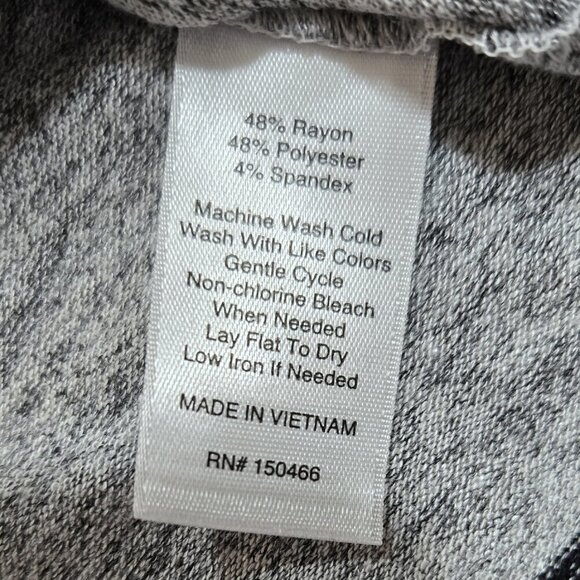 Market & Spruce Vreelan Colorblock Multicolor Side Knot Brushed Knit Top Soft - Picture 10 of 10